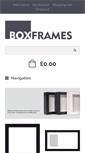 Mobile Screenshot of boxframes.co.uk