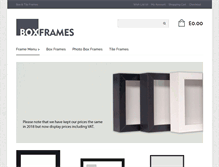 Tablet Screenshot of boxframes.co.uk